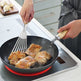 Yoshikawa Cook-Pal Ren Deep Frying Pan 28cm– Nitrided Carbon Steel, Made in Japan 