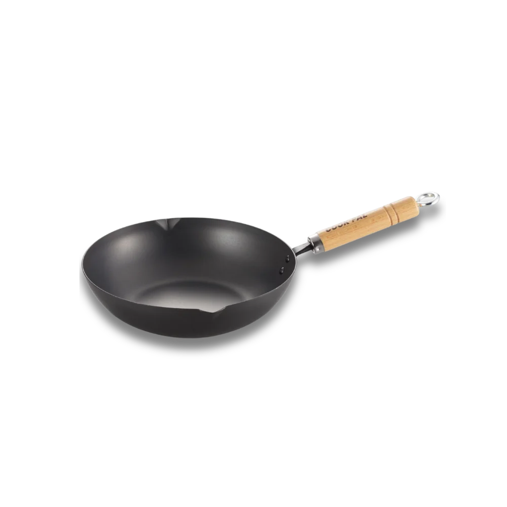 YOSHIKAWA COOK-PAL REN DEEP FRYING PAN 20CM– CARBON STEEL, JAPAN 