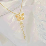 Diy Design Name Personality Unique Butterfly Necklace - EX-STOCK Canada