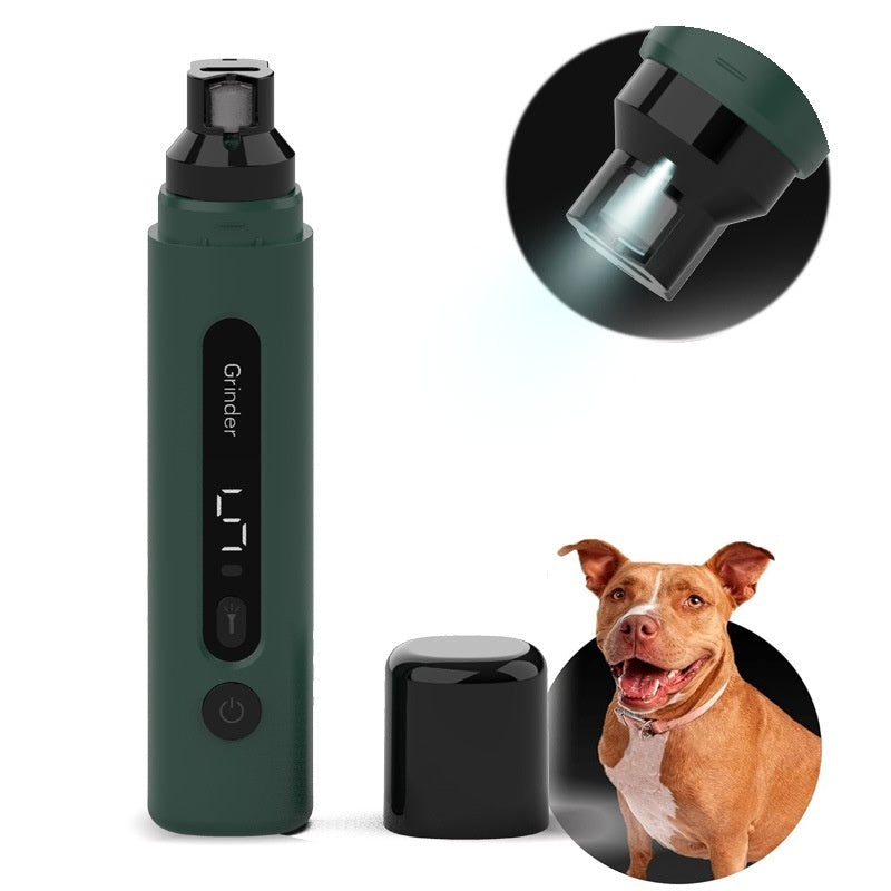 Dog Nail Grinder Electric Pet Nail Trimmers Rechargeable Cat Nail Grinders Super Quiet With 5-Speed Setting For Small Medium Large Dogs Cats Claw Care Pet Products EX-STOCK Canada 