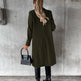 Double Breasted Lapel Coat Winter Fashion Solid Slim Long Jacket Long Sleeve Tops Womens Clothing EX-STOCK Canada 