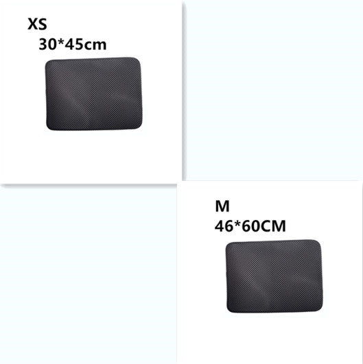 Double Layer Litter Cat Bed Pads Pet Cat Litter Mat Trapping Pets Litter Box Mat Pet Product Bed For Cats House Clean Mat EX-STOCK Canada 
