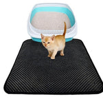 Double Layer Litter Cat Bed Pads Pet Cat Litter Mat Trapping Pets Litter Box Mat Pet Product Bed For Cats House Clean Mat EX-STOCK Canada 