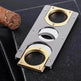 Double edged Stainless Steel Cigar Blade Cutter - EX-STOCK Canada