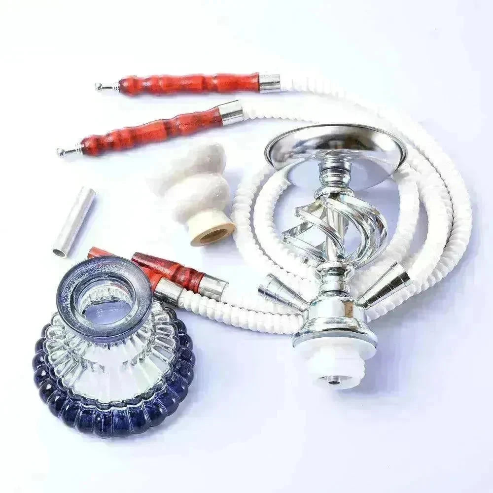 Double pipe Stainless steel Arabian hookah - EX-STOCK CANADA