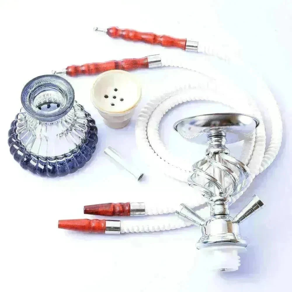 Double pipe Stainless steel Arabian hookah - EX-STOCK CANADA
