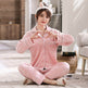 Double-sided island velvet couple pajamas  EX-STOCK CANADA