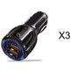 Dual USB Car Charger Qualcomm QC 3.0 Fast Charging Adapter - EX-STOCK CANADA
