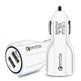 Dual USB Car Charger Qualcomm QC 3.0 Fast Charging Adapter - EX-STOCK CANADA