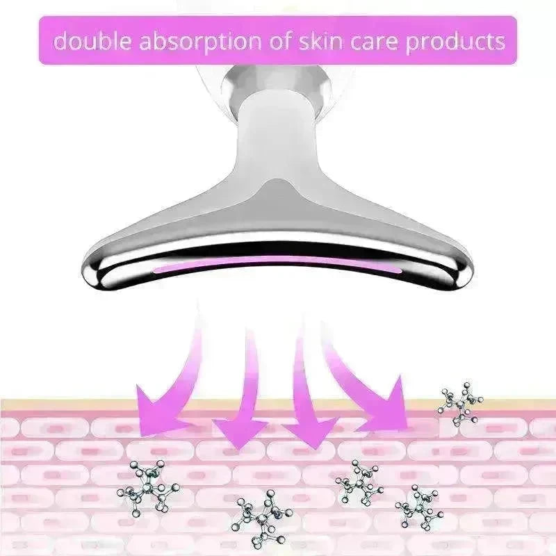 EMS Neck Lifting & Tightening Device, LED Photon Beauty - EX-STOCK CANADA