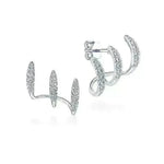 Earrings Diamond Inlaid Vibrato Cold Sense Design - EX-STOCK CANADA