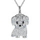 Eco-friendly Zinc Alloy Die Casting Puppy Pendant Necklace - EX-STOCK Canada