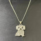 Eco-friendly Zinc Alloy Die Casting Puppy Pendant Necklace - EX-STOCK Canada