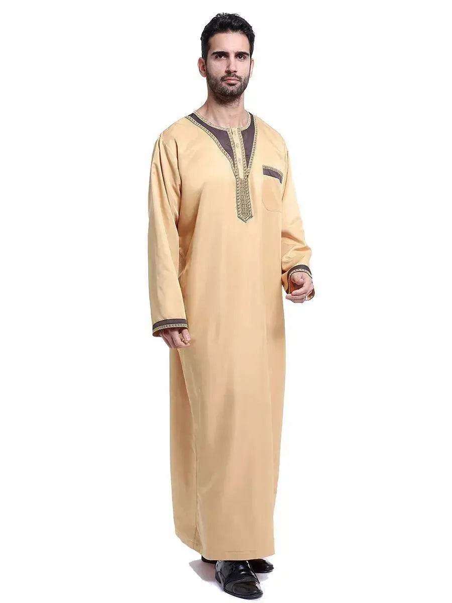 Eid Ramadan ArabKaftan Jalabiya para Hombres Árabe Dubái Hombre de Medio Oriente Jalabiya Marroquí para Hombres - EX-STOCK Canada