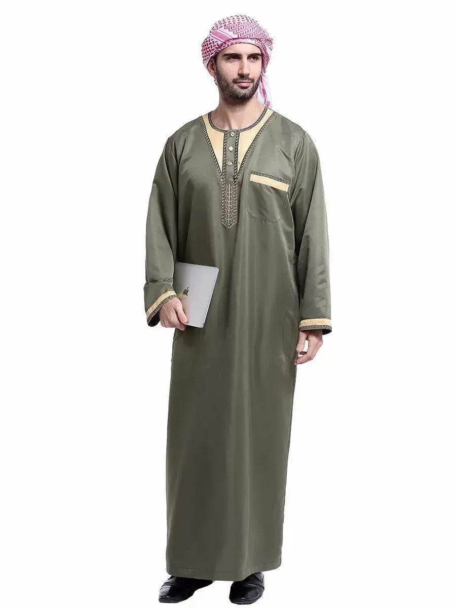 Eid Ramadan ArabKaftan Jalabiya para Hombres Árabe Dubái Hombre de Medio Oriente Jalabiya Marroquí para Hombres - EX-STOCK Canada