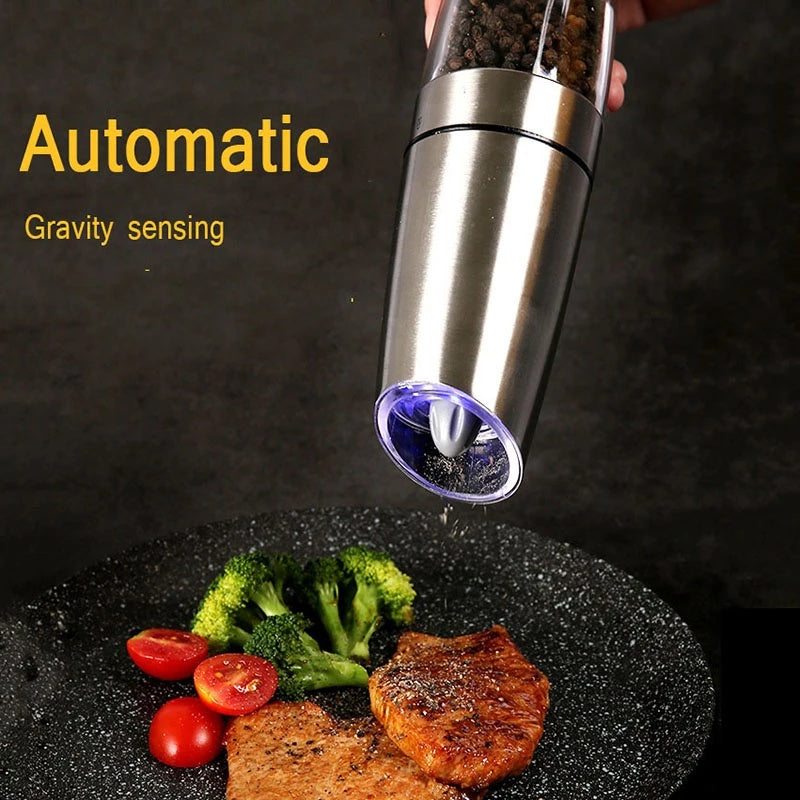 Electric Gravity Pepper Grinder Salt Grinder  Adjustable Coarseness EX-STOCK Canada 