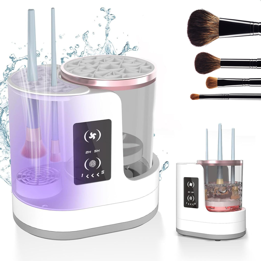 Electric Makeup Brush Cleaner Rechargeable Makeup Brushes Cleaning Tool Automatic Makeup Brush Cleaning Stand Device EX-STOCK Canada 