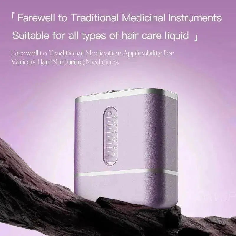 Electric Scalp Massager Cow Horn Massage Comb Red Light Oil Applicator Promote Hair Growth Portable Hair Guid Comb - EX-STOCK Canada