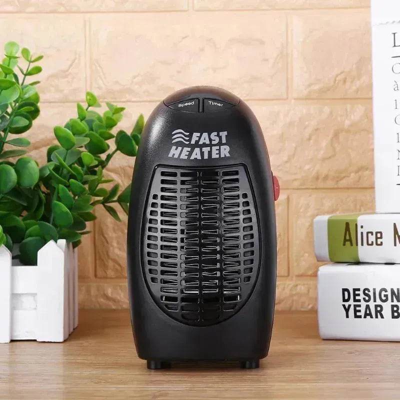 Electric heater 360 rotating plug mini heater small appliances - EX-STOCK Canada