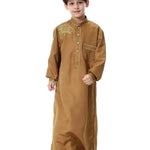 Elegante niño pequeño árabe Dubái Medio Oriente adolescente niño Jalabiya ArabBoy Kaftan Galabia - EX-STOCK Canada