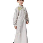 Elegante niño pequeño árabe Dubái Medio Oriente adolescente niño Jalabiya ArabBoy Kaftan Galabia - EX-STOCK Canada