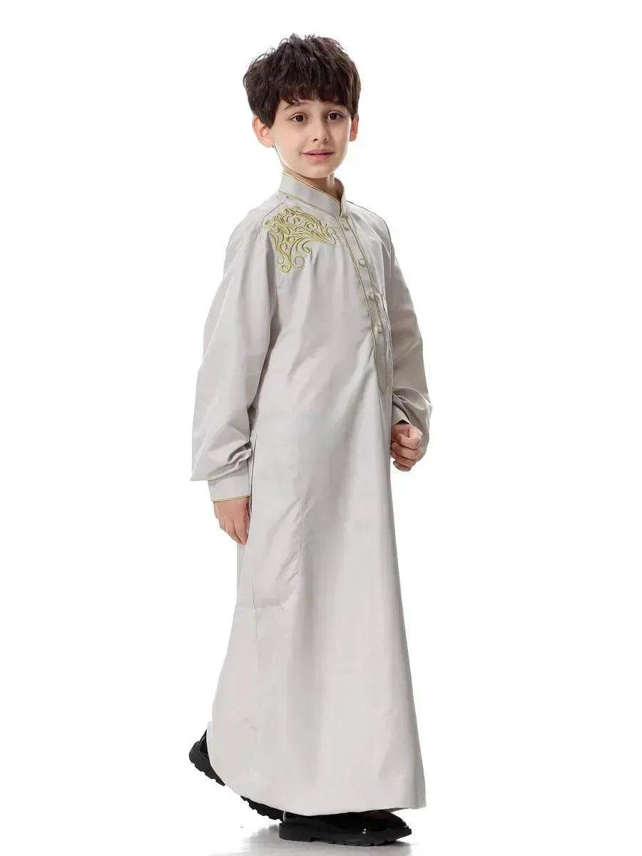 Elegante niño pequeño árabe Dubái Medio Oriente adolescente niño Jalabiya ArabBoy Kaftan Galabia - EX-STOCK Canada