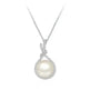 Elegant Natural Shell Pearls White Pearl Pendant Necklace - EX-STOCK Canada