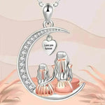 Elegant Pendant Crescent Necklace Simple - EX-STOCK Canada