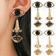 Exaggerated Long Retro Nose Lips Eye Dangle Earrings - EX-STOCK Canada