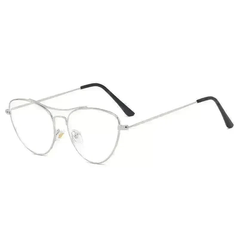 Fashion Cat Eye Plain Glasses Women's Anti-blue Light - EX-STOCK CANADA