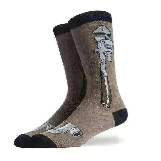 Fashion Creative Hamburger Pizza Alien Men Socks Cute Series - EX-STOCK CANADA