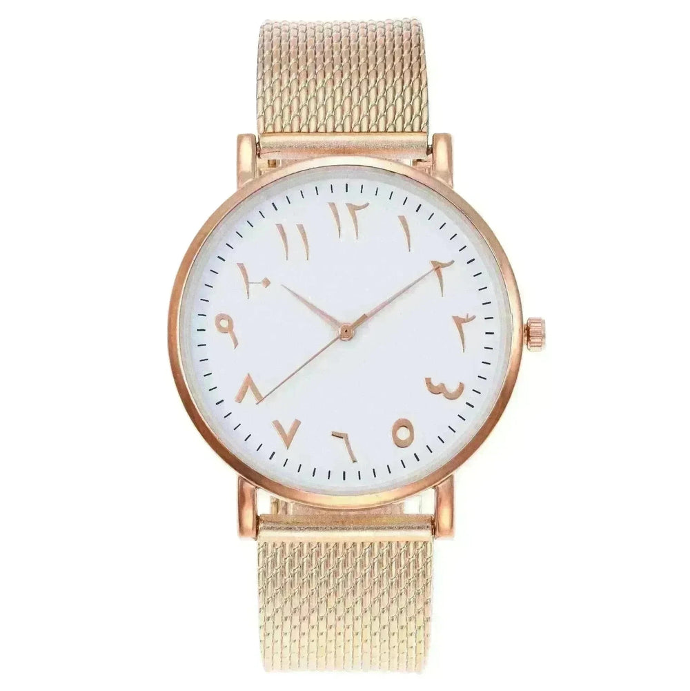 Fashion Creative Quartz Watches Couple Watches Digital Mesh Band Watches - EX-STOCK CANADA