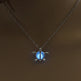 Fashion Moon Natural Glowing Stone Healing Necklace Women Gift Charm Luminous Pendant Necklace Jewelry - EX-STOCK Canada