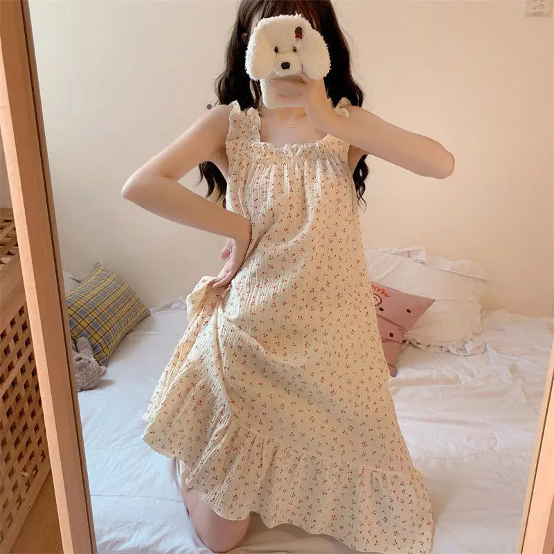Fashion Suspender Skirt Pajamas For Women - EX-STOCK Canada