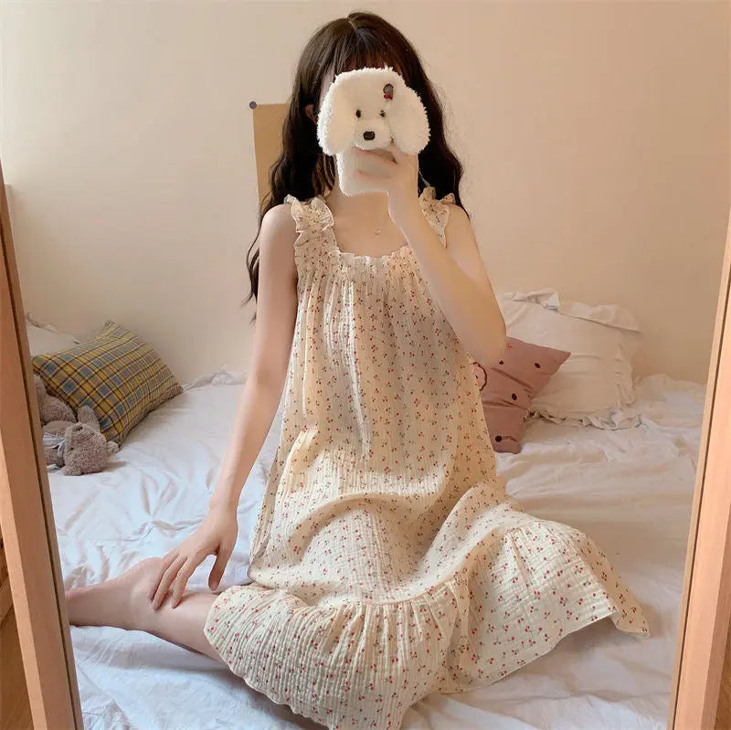Fashion Suspender Skirt Pajamas For Women - EX-STOCK Canada