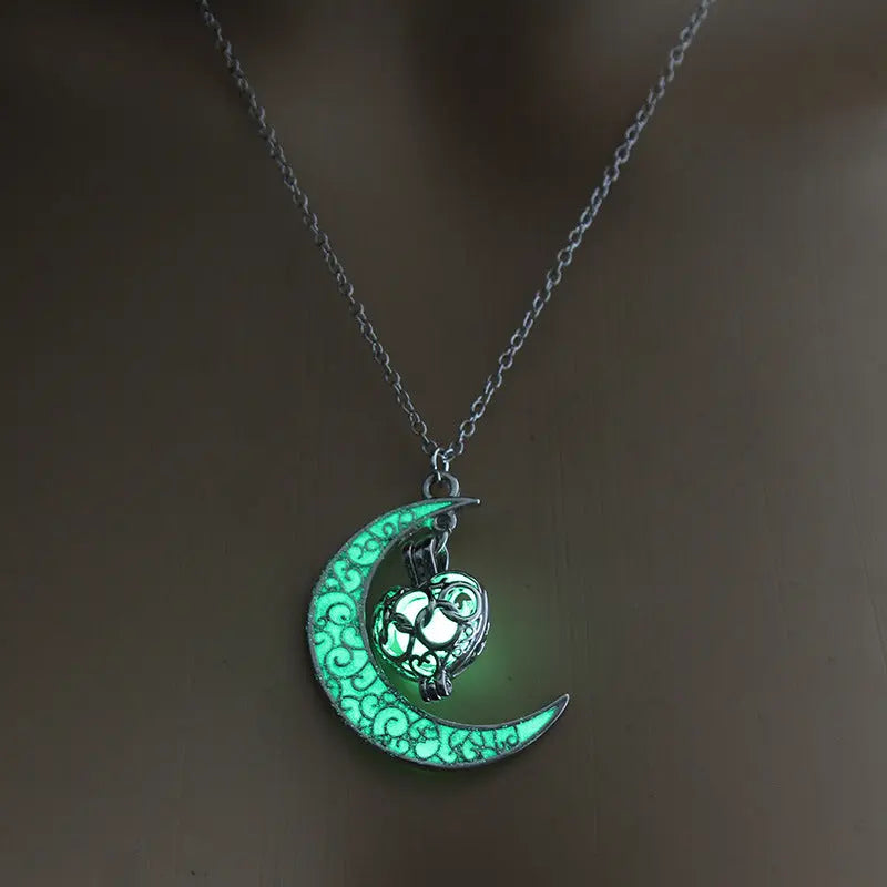 Fashion Trendy Men's Domineering Luminous Flame Dragon Necklace - EX-STOCK Canada