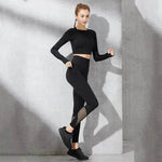 Fashion long sleeve gym suit - EX-STOCK Canada