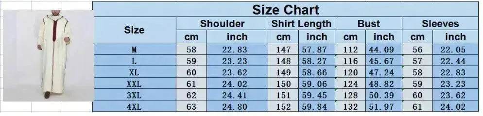 Camisa con capucha larga árabe para hombre, elegante y a la moda, Jalabiya marroquí para hombre para el Ramadan EX-STOCK Canada