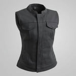 First MFG Co. Women's Lexy Motorcycle Twill Vest 