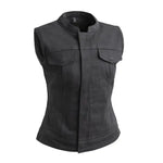 First MFG Co. Women's Lexy Motorcycle Twill Vest EX-STOCK Canada 