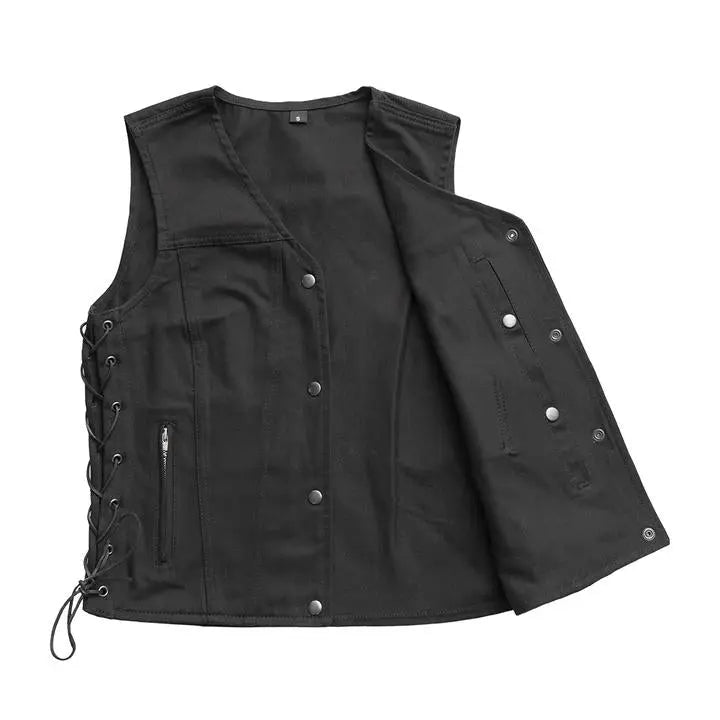 First MFG Co. Women's Tiff Motorcycle Twill Vest EX-STOCK Canada 