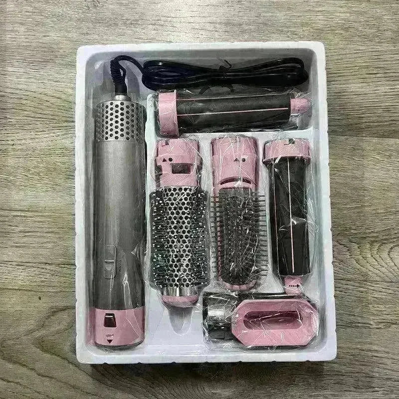 Five-in-one Hot Air Comb Automatic Hair Curler For Curling Or Straightening - EX-STOCK CANADA