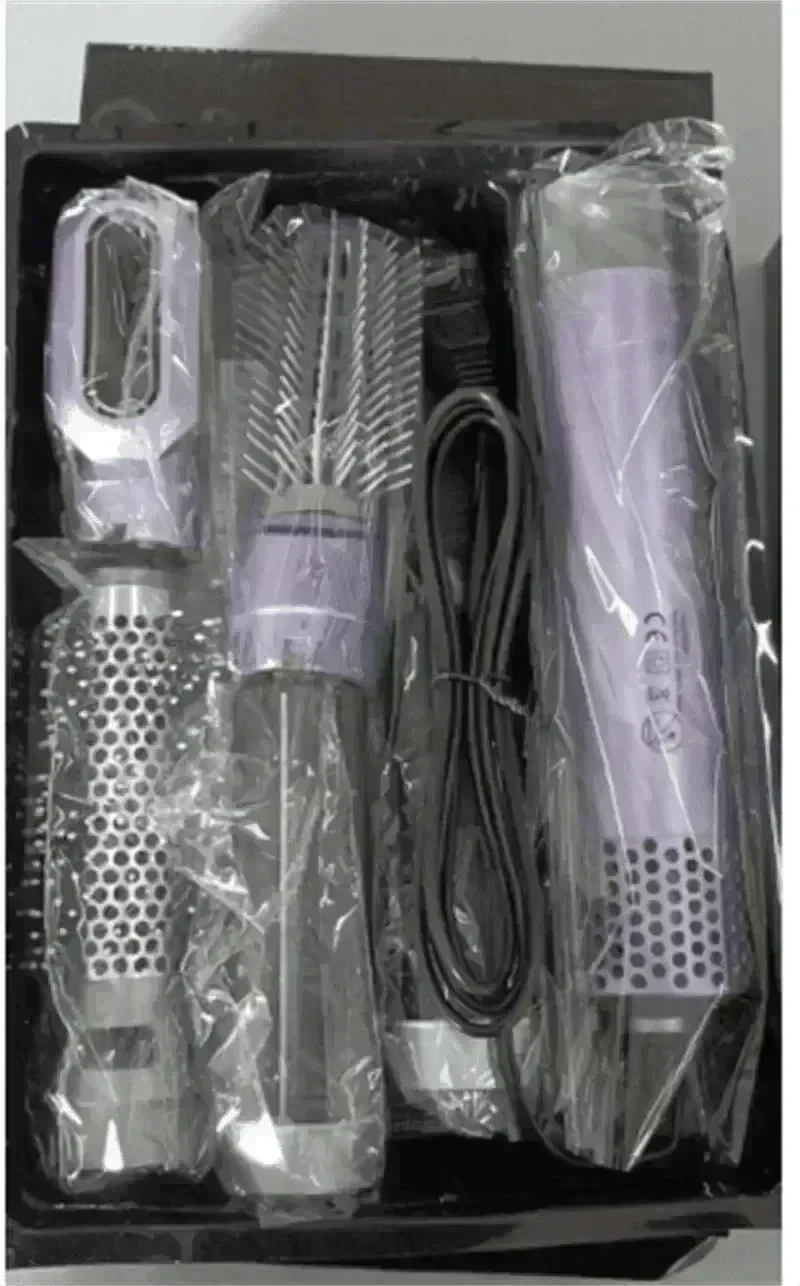 Five-in-one Hot Air Comb Automatic Hair Curler For Curling Or Straightening - EX-STOCK CANADA