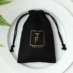 Flannel drawstring jewelry pouch Gift bag Drawstring Storage Pouch - EX-STOCK Canada