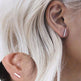 Flat earrings female earrings EX-STOCK Canada 