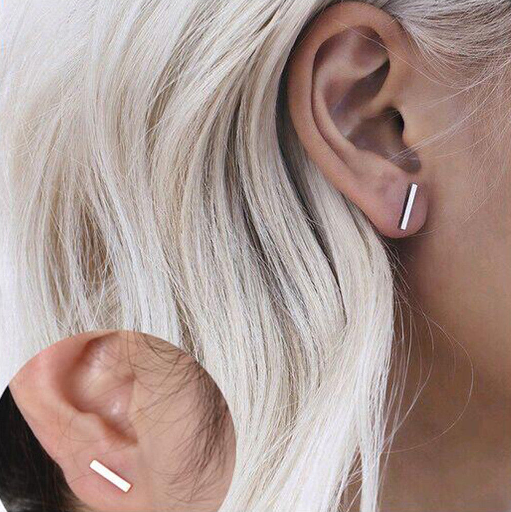 Flat earrings female earrings EX-STOCK Canada 