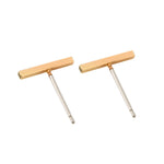 Flat earrings female earrings EX-STOCK Canada 