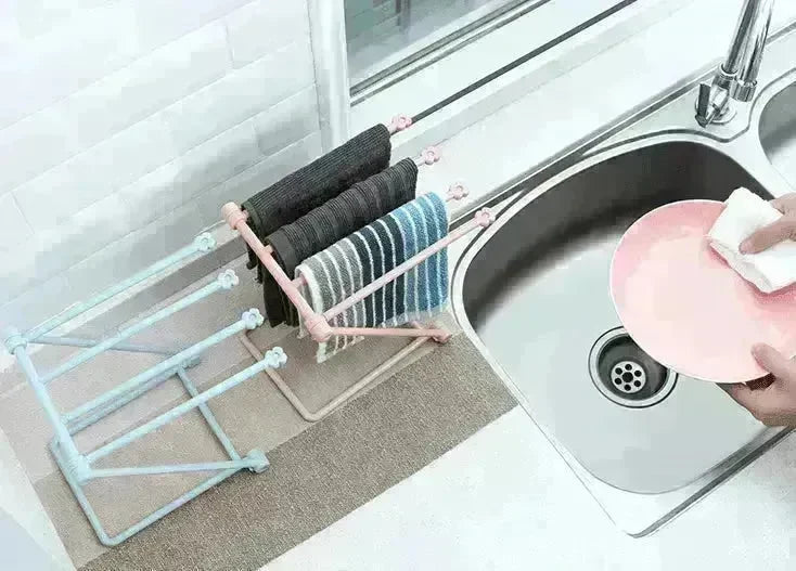 Foldable Dishcloth Shelf Kitchen Accessories Gadget Organizer - EX-STOCK CANADA