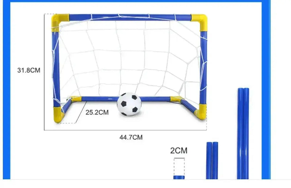 Folding Mini Football Soccer Ball Goal Post Net - EX-STOCK Canada