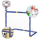 Folding Mini Football Soccer Ball Goal Post Net - EX-STOCK Canada